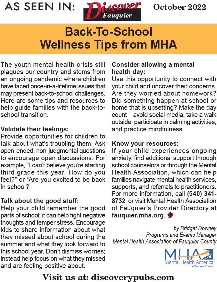 Mental Health Back-to-School Tips 
