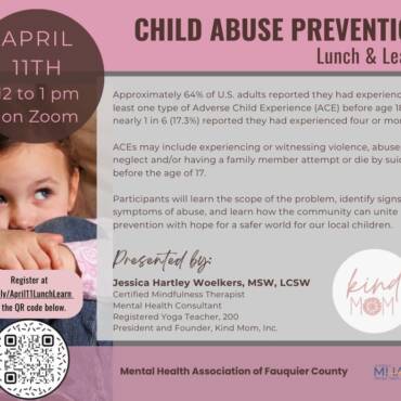 Lunch & Learn: Child Abuse Prevention with Jessica Hartley Woelkers